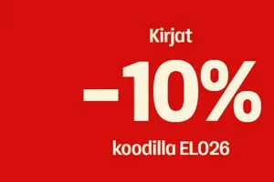 Vielä tänään -10 % kirjoista koodilla ELO26