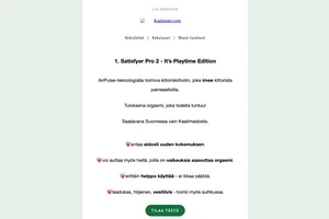 Unohtumaton joulu – 5 lahjaa, jotka räjäyttävät nautinnon