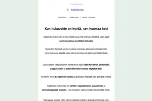 Kun kaikki vain luistaa paremmin