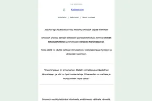 Kaksi nautintoa yhdessä, nyt puoleen hintaan