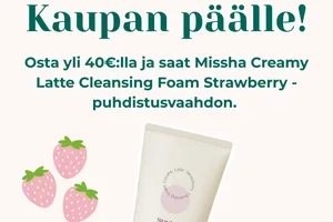 Puhdistusvaahto kaupan päälle yli 40€ ostoksiin! 💚