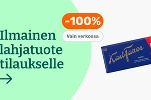 Moi 💚 Fazer suklaalevy nyt 0€ 🍫