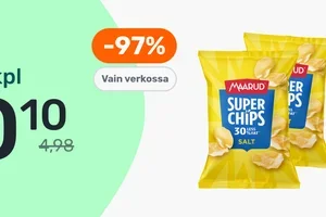 Sipsit -97% 😎 2kpl vain 0,10€