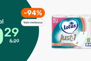 Lotus wc-paperi vain 0,29€ 🔥