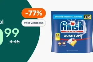 Finish konetiskitabletit -77% 🔥