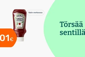 Moi  💚 Heinz ketsuppi nyt 0,01 € 🔥