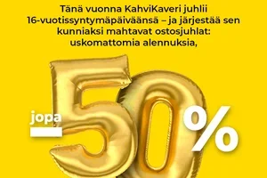 Synttärimme ovat täydessä vauhdissa – tule mukaan! ✨