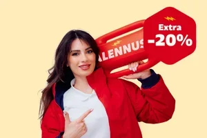 😍 -20% kun ostat 70 eurolla!