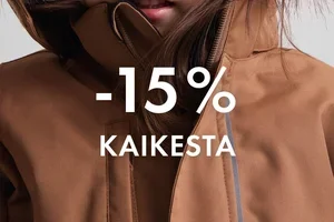 Juuri nyt: 15% alennusta KAIKESTA!*