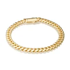 Vittoria panssariranneketju, pyöristetty, keltakultaa