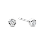 TI SENTO Classic Round korvakorut, hopeaa ja zirkonit, 78057ZI