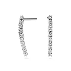 Vittoria timanttikorvakorut 0,35ct, valkokultaa