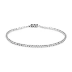 Vittoria valkokultainen tennis timanttirannekoru, 0,97ct