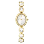 Swarovski Imber Oval rannekello, keltakullattu ja kirkkaat kristallit, 5754812