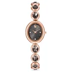 Swarovski Imber Oval rannekello, ruusukultainen metalli ja mustat kristallit, 5754814