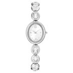 Swarovski Imber Oval rannekello, vaalea metalli ja kirkkaat kristallit, 5740826