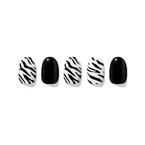 Gel Nail Sticker - Zebra Neon Glow | Outlet