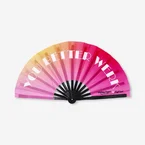 RuPaul's Drag Race x Flying Tiger Copenhagen - Hopeinen viuhka hihnalla varustettuna