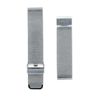 Harmaa metalliranneke (18mm, 20mm, 22mm)