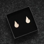 Puiset korvakorut - Roihu