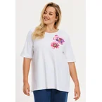 T-shirt with flowers COTTON