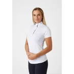 Blaire naisten lyhythihaiset toiminnalliset kilpailupaita White/ Dark Navy 32