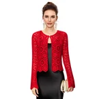 Gold Thread Crochet Cardigan