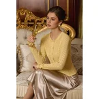 Victorian-Inspired Cropped Cardigan