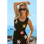 3D Starfish & Shells Crochet Beach Cover Up Dress