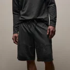 Fine French Terry Short - Heather Charcoal