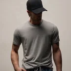 Brushed Lotus Crew - Heather Grey