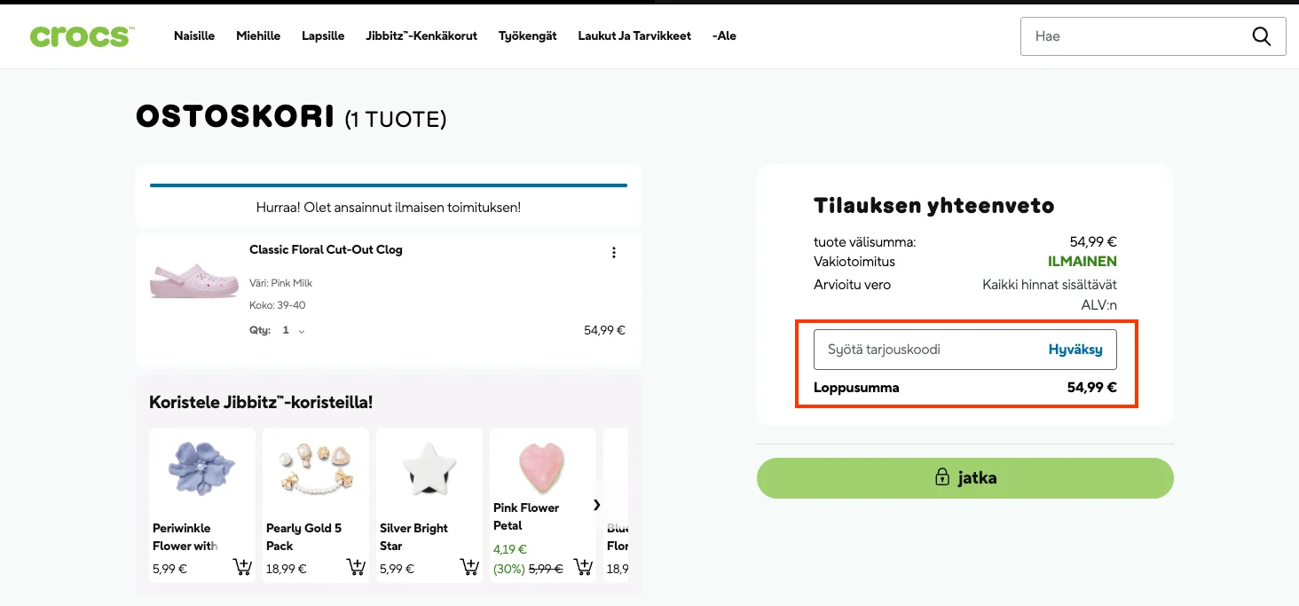 Kuinka käyttää - Crocs