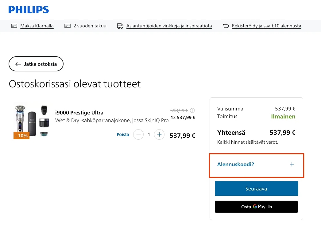 Kuinka käyttää - Philips